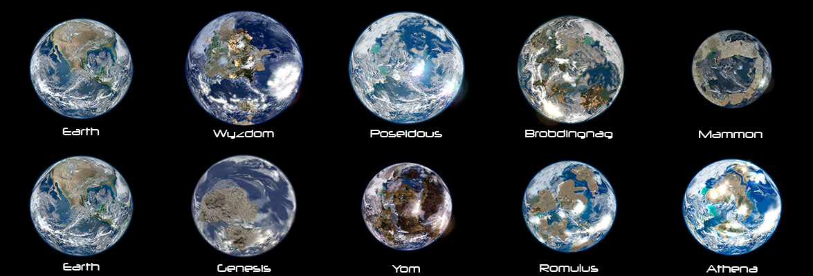 Possible Exoplanet Colonies of the 24th Century