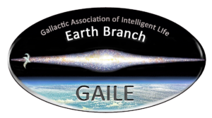 Galactic Association of Intelligent Life Earth Branch logo